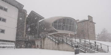 Craiglockhart campus in the snow