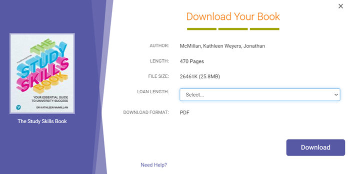 Screenshot of ProQuest Ebook Central