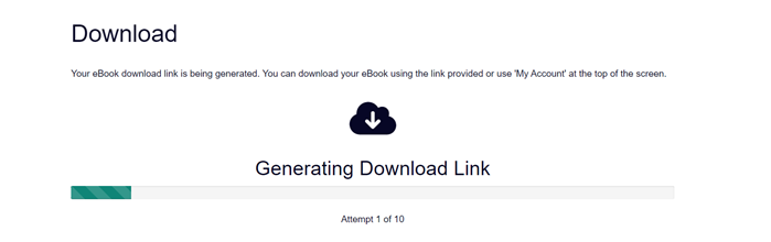 Screenshot of VLeBooks platform