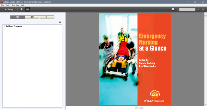 Screenshot of Digital Editions