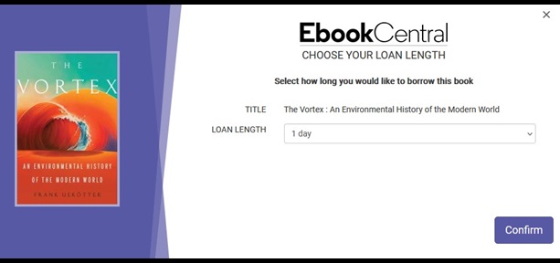 A screenshot of the Ebook Central website
