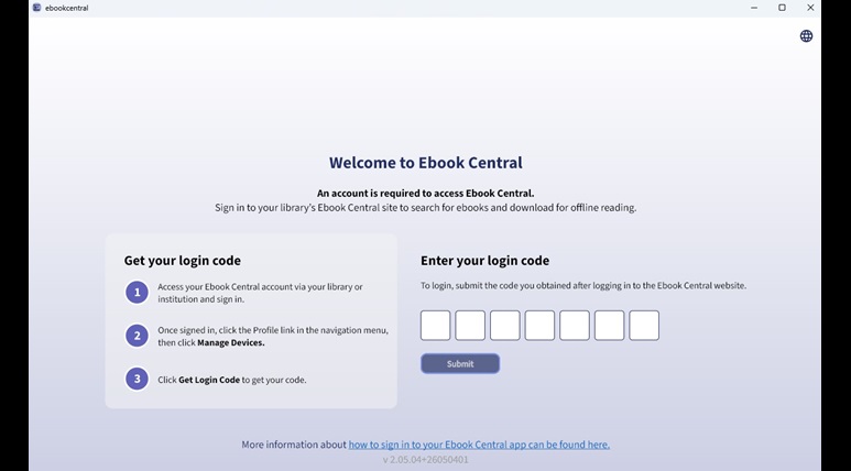 A screenshot of the Ebook Central website