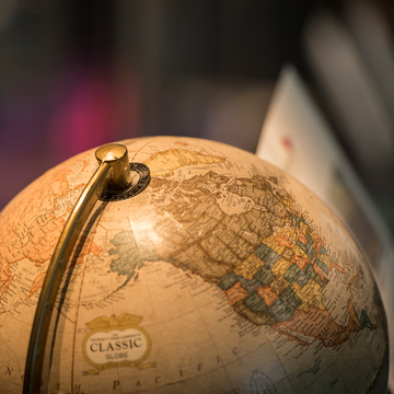 Image of old fashioned globe