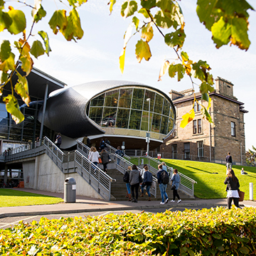 Craiglockhart campus outdoor steps