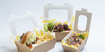 A selection of click and collect food boxes